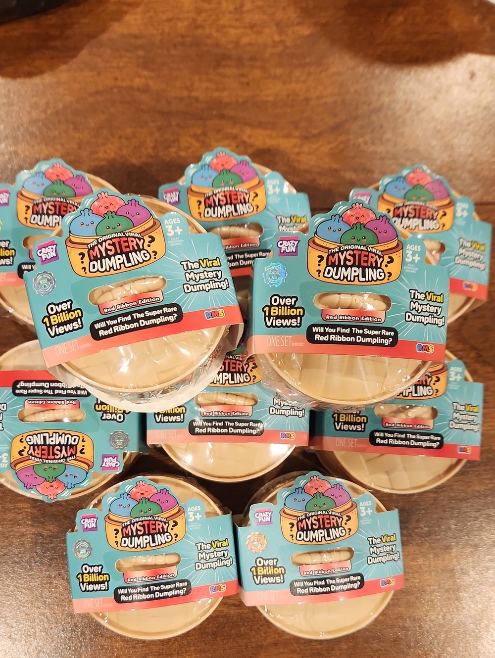 RMS Crazy Fun Mystery Dumpling Red Ribbon New And Sealed Lot Of 10!